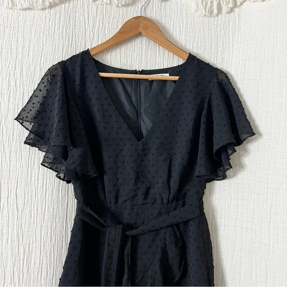 BB Dakota Lolita Swiss Dot Romper in black size 4 - Picture 4 of 7